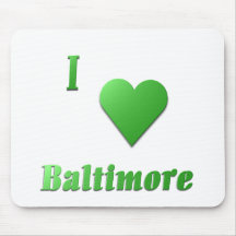 Baltimore -- Kelly Green Mousepad