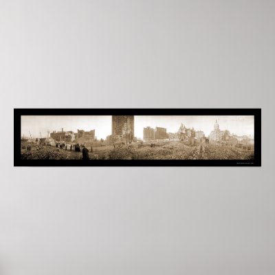 Baltimore, MD Big Fire Photo 1904 Poster by lc_panoramicphotos
