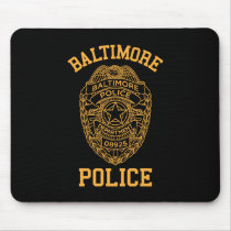 baltimore police maryland detective mousepad