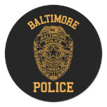 baltimore police maryland detective stickers