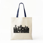 Baltimore Skyline Canvas Bags