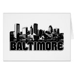 Baltimore Skyline Card