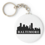 Baltimore Skyline Key Chain