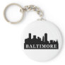 Baltimore Skyline Key Chain