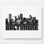 Baltimore Skyline Mouse Pads