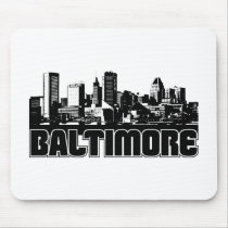 Baltimore Skyline Mouse Pads
