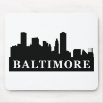 Baltimore Skyline Mousepad