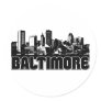 Baltimore Skyline Sticker