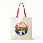 Baltimore VIntage Label Canvas Bag