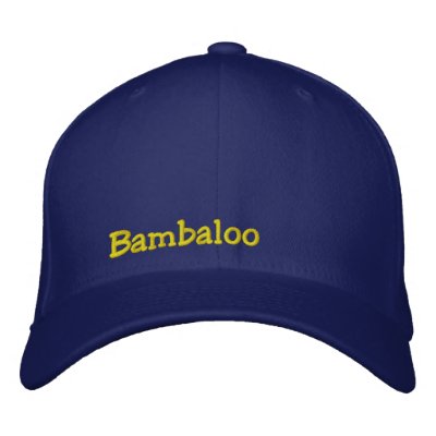 Bam, bal, oo embroidered hat by dooby2626