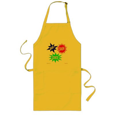 Bam Crash Zowie Apron by TShirtDotCom