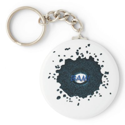 Bam! Keychain by fairygirlbooks