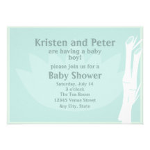 Bamboo Baby Shower Invitation