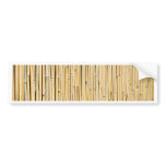 Bamboo background bumper sticker
