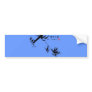 Bamboo Brush Painting Bumper Stickers