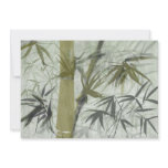 Bamboo Brush Wedding Invitation