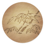 Bamboo Longevity Long Life Chinese stickers