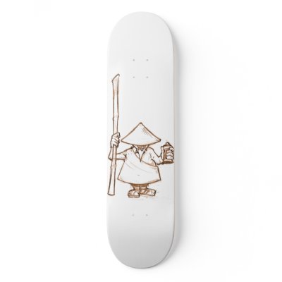Bamboo Man Skateboard by msdsf13