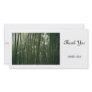 Bamboos Personalized Photo Card