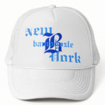 Bamboozled Men's Trucker Hat- White/Blue