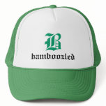 Bamboozled Men's Trucker Hat- White/Green