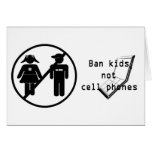 Ban Kids, Not Cell Phones