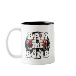 Ban The Bomb (worn look) Coffee Mug
