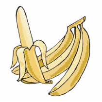 banana bunch acrylic cut out