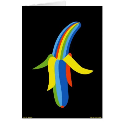Banana Greeting Card by lonvig