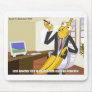 Banana CEO Funny Offbeat Cartoon Collectible Gifts Mouse Pads