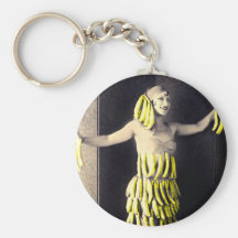 Banana Dress Key Chains