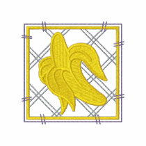 Banana Embroidered Polo Shirt
