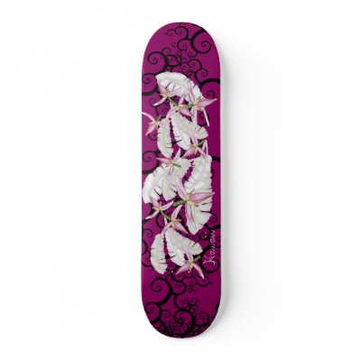 Banana Flowers Skateboard by andreacreations