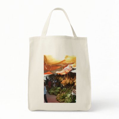 Banana Grocery Bag by dchaddad