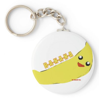 Banana Keychain by kawaii
