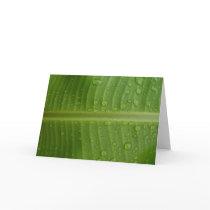 Banana Leaf Greeting Card