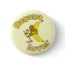 Banana Lover Button