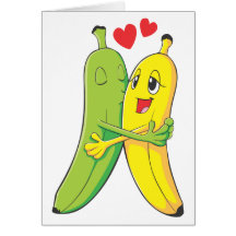 Banana Lovers Greeting Cards