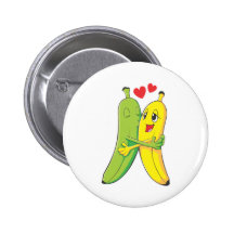 Banana Lovers Pinback Button