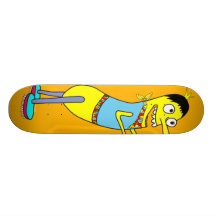 Banana Man Super Hero Custom Skate Board