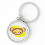 Banana Monkey Keychain