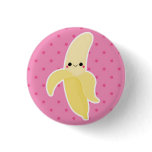 Banana on Pink Pin Dots