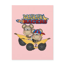 Banana Racers Tshirts and Gifts Post Cards