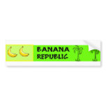 Banana Republic Bumper Sticker bumper stickers