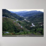 Banana rice terraces, Philippines Print