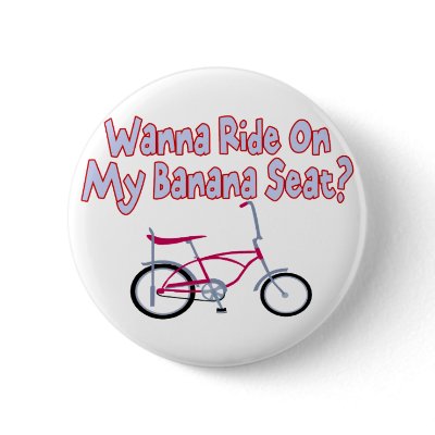 Banana Seat Button by goldnsun