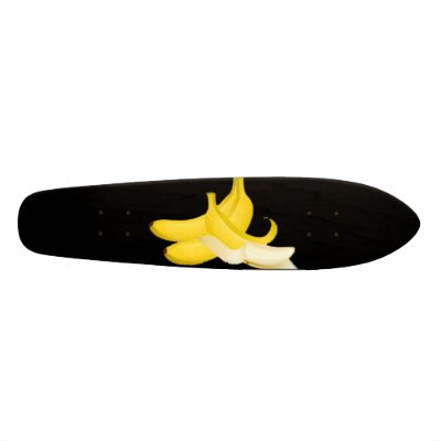 Banana Skateboard Oldschool by kinggraphx