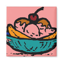 Banana Split Magnet