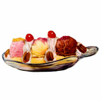 Banana Split Photo Cutouts