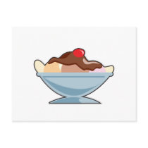 banana split postcards